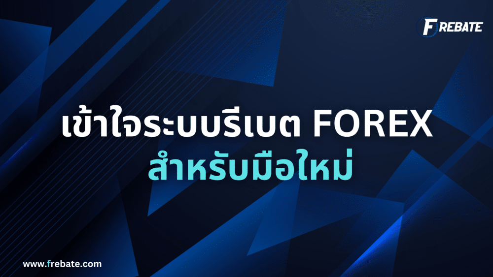 รีเบต Forex สำหรับมือใหม่